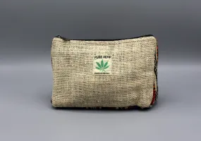 Hemp Money Zipper Clutch Bag