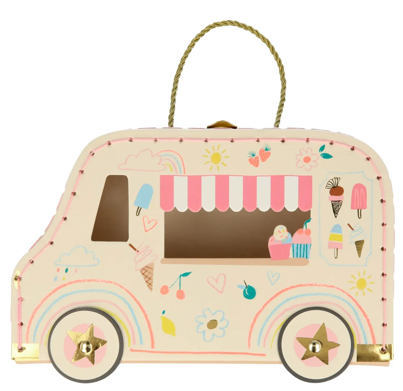 Ice Cream Van Bunny Mini Suitcase Doll