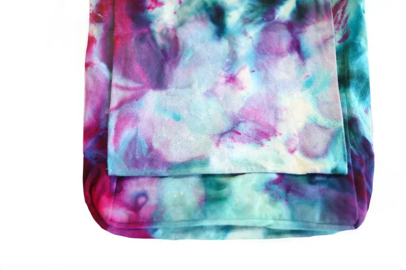 Ice Dye Messenger Bag