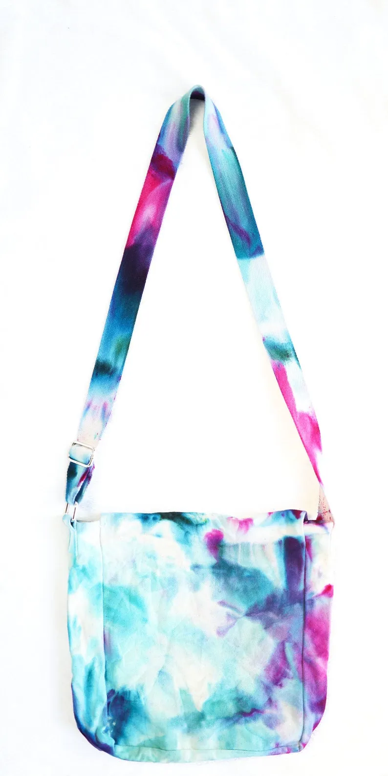 Ice Dye Messenger Bag