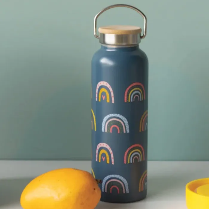 Insulated Water Bottle - Rainbows