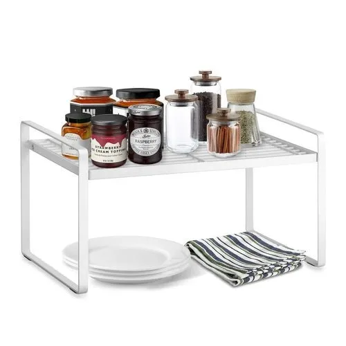 Iron Kitchen Cabinet and Counter Shelf Organizer Storage Spice Rack