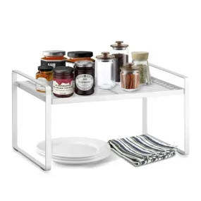 Iron Kitchen Cabinet and Counter Shelf Organizer Storage Spice Rack