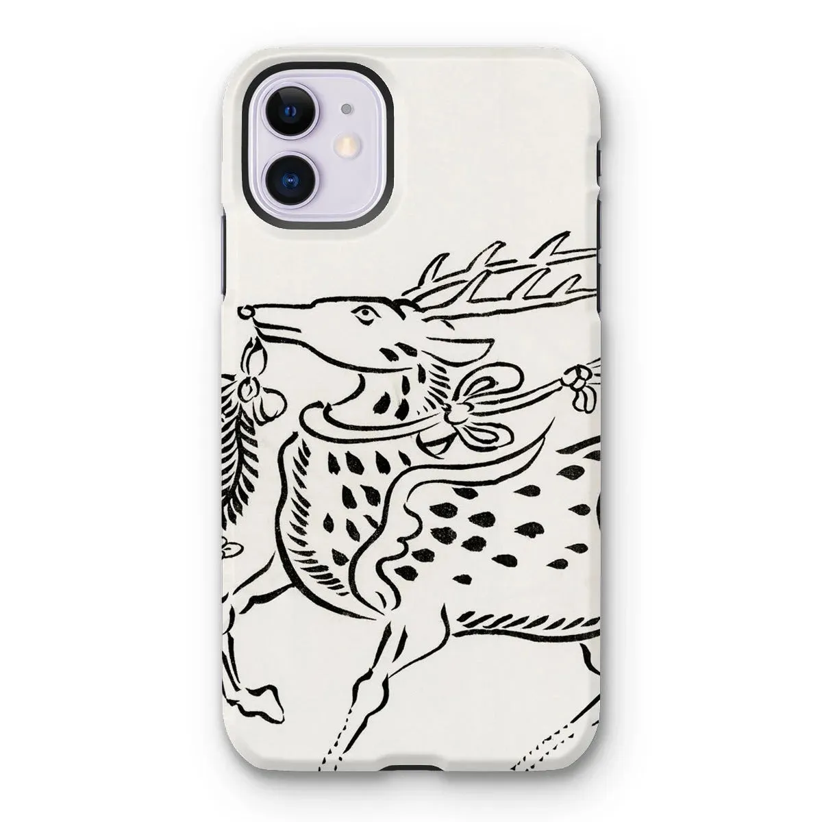 Japanese Deer - Taguchi Tomoki Edo Art iPhone Case