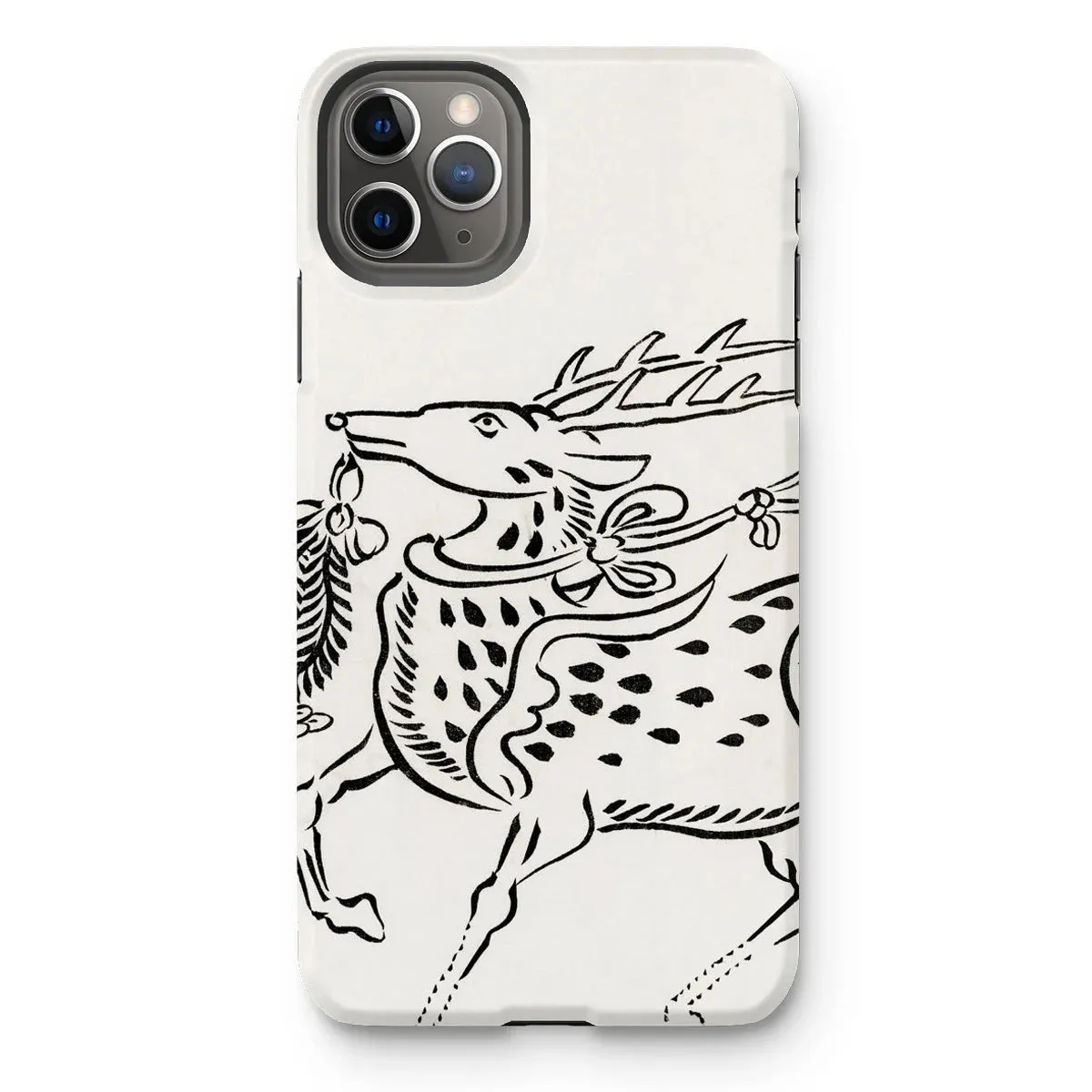 Japanese Deer - Taguchi Tomoki Edo Art iPhone Case