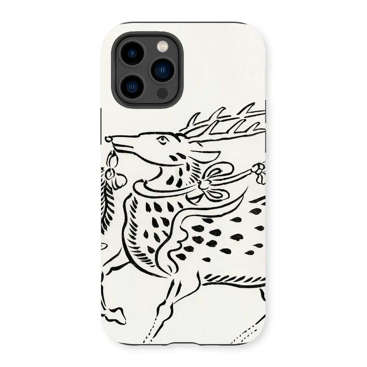 Japanese Deer - Taguchi Tomoki Edo Art iPhone Case