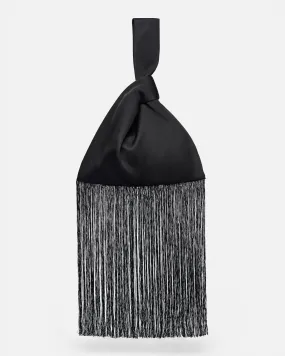 Jen Fringe - Tech Satin Bag - Black