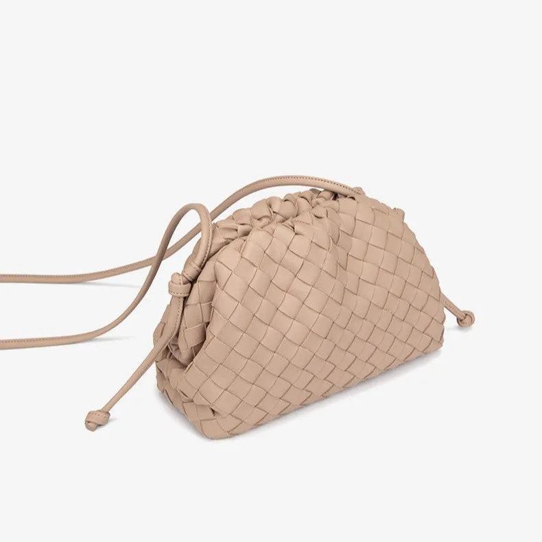 Jessica Woven Cloud Messenger Bag