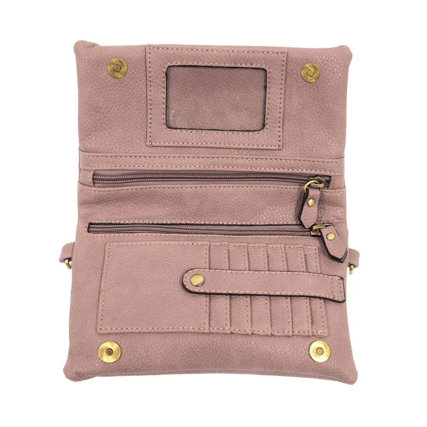 JOY SUSAN NEW KATE CROSSBODY DUSTY AMETH