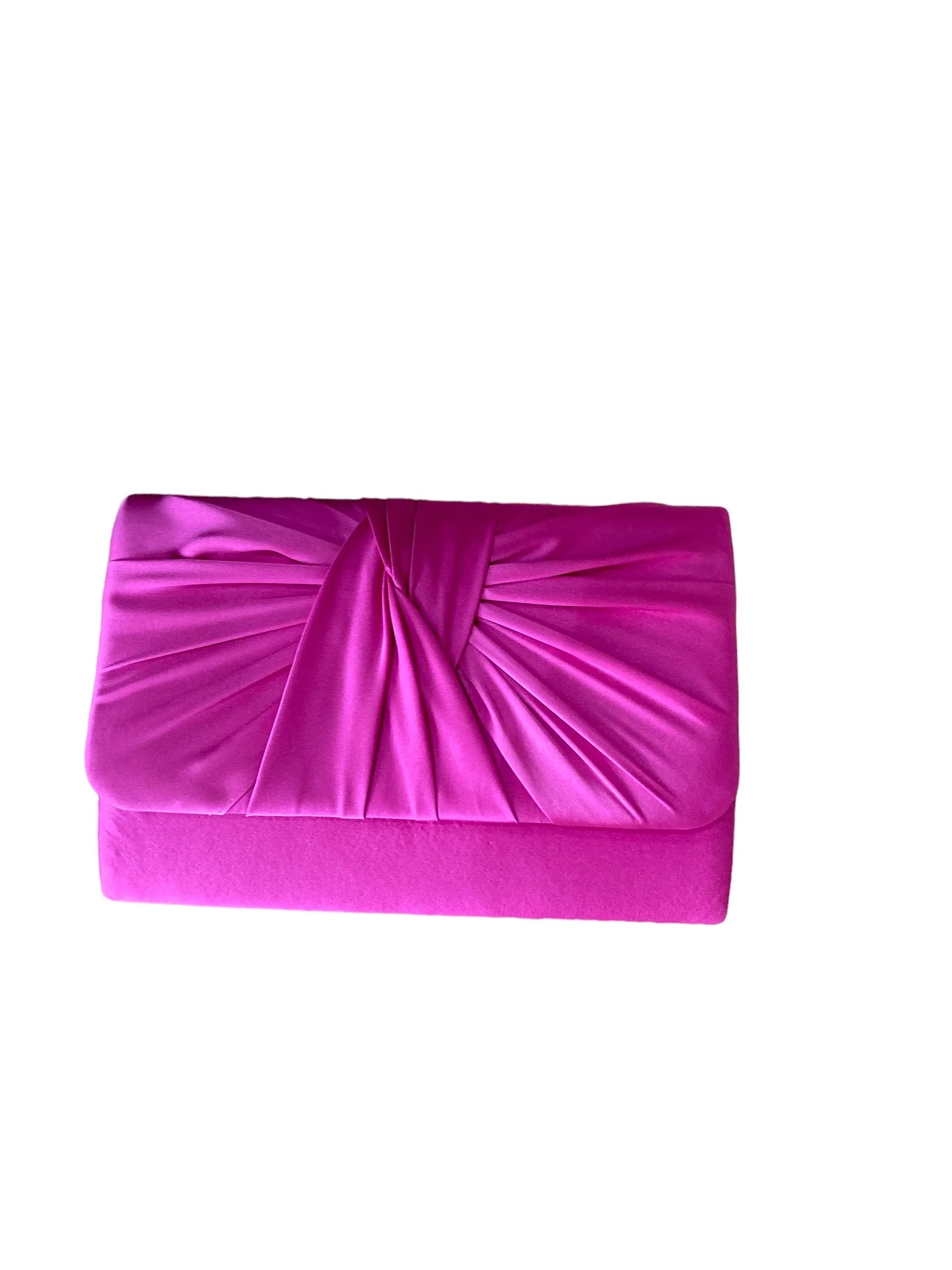 Katie Satin Classic Clutch Bag (9 Colours )