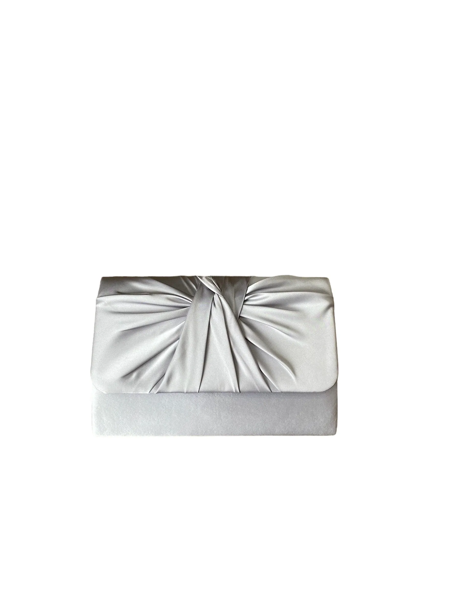 Katie Satin Classic Clutch Bag (9 Colours )