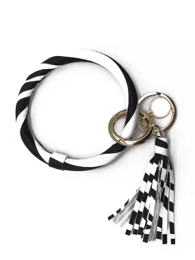 KC-8845 Zebra Wristlet Key Chain