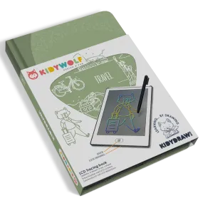 Kidywolf Kidydraw-Mini Tablet 30 Drawings | Drawing board 30 Travel