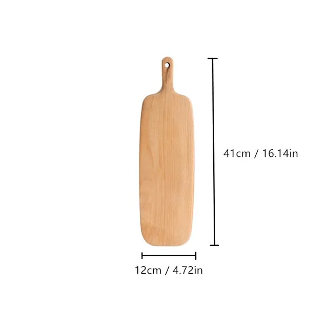 Kitchen Wooden Chopping Board Cutting Board Hangable Kitchen Tool