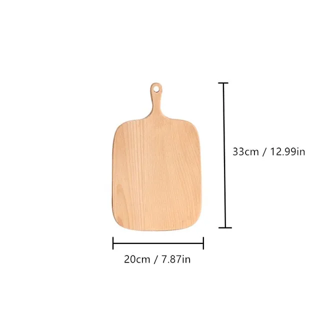 Kitchen Wooden Chopping Board Cutting Board Hangable Kitchen Tool