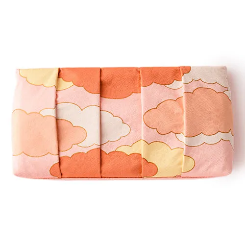 Kyo-Yuzen Clutch Bag - Pink, Made in Kyoto, Japan