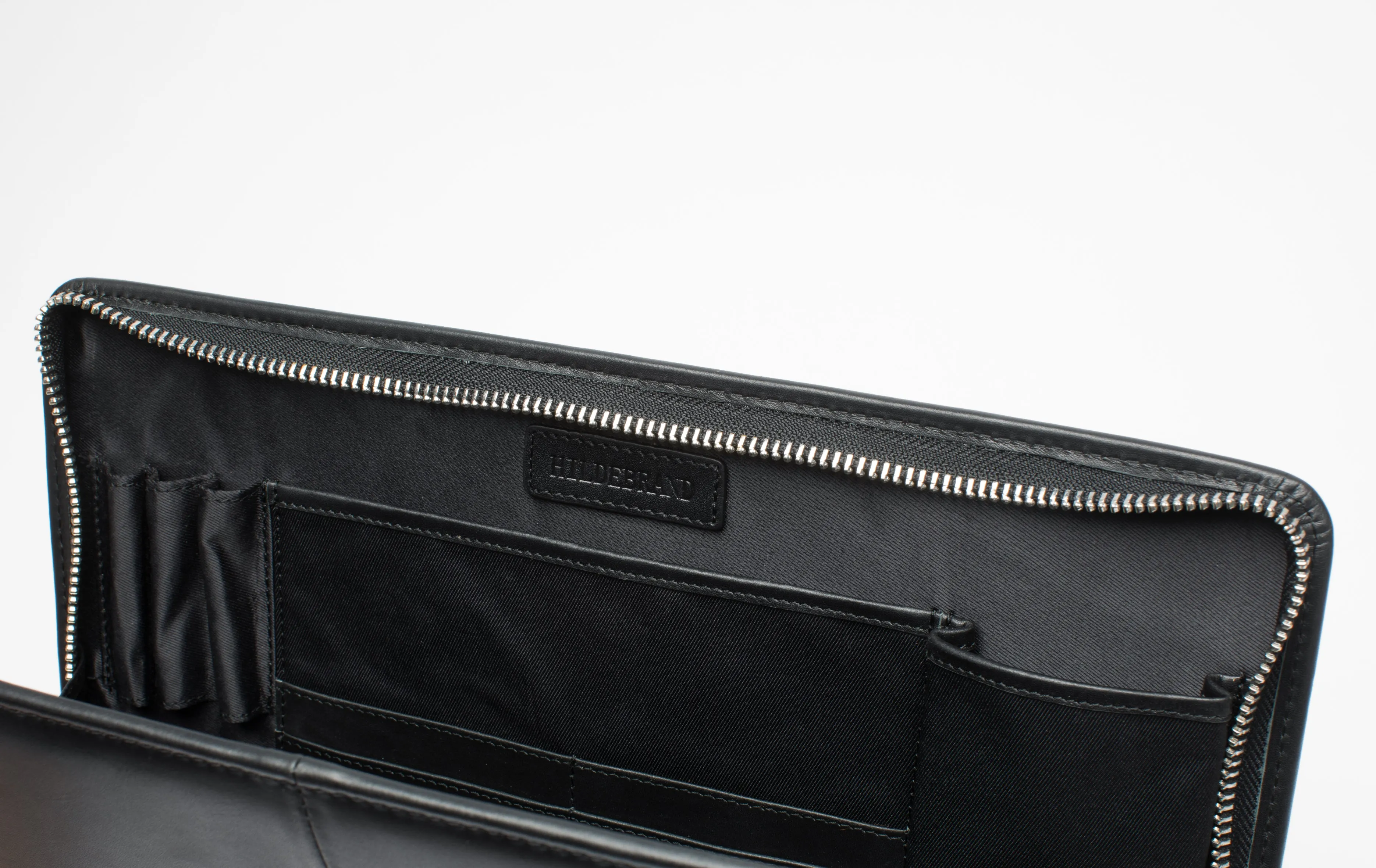 Leather Document Holder Black 14'