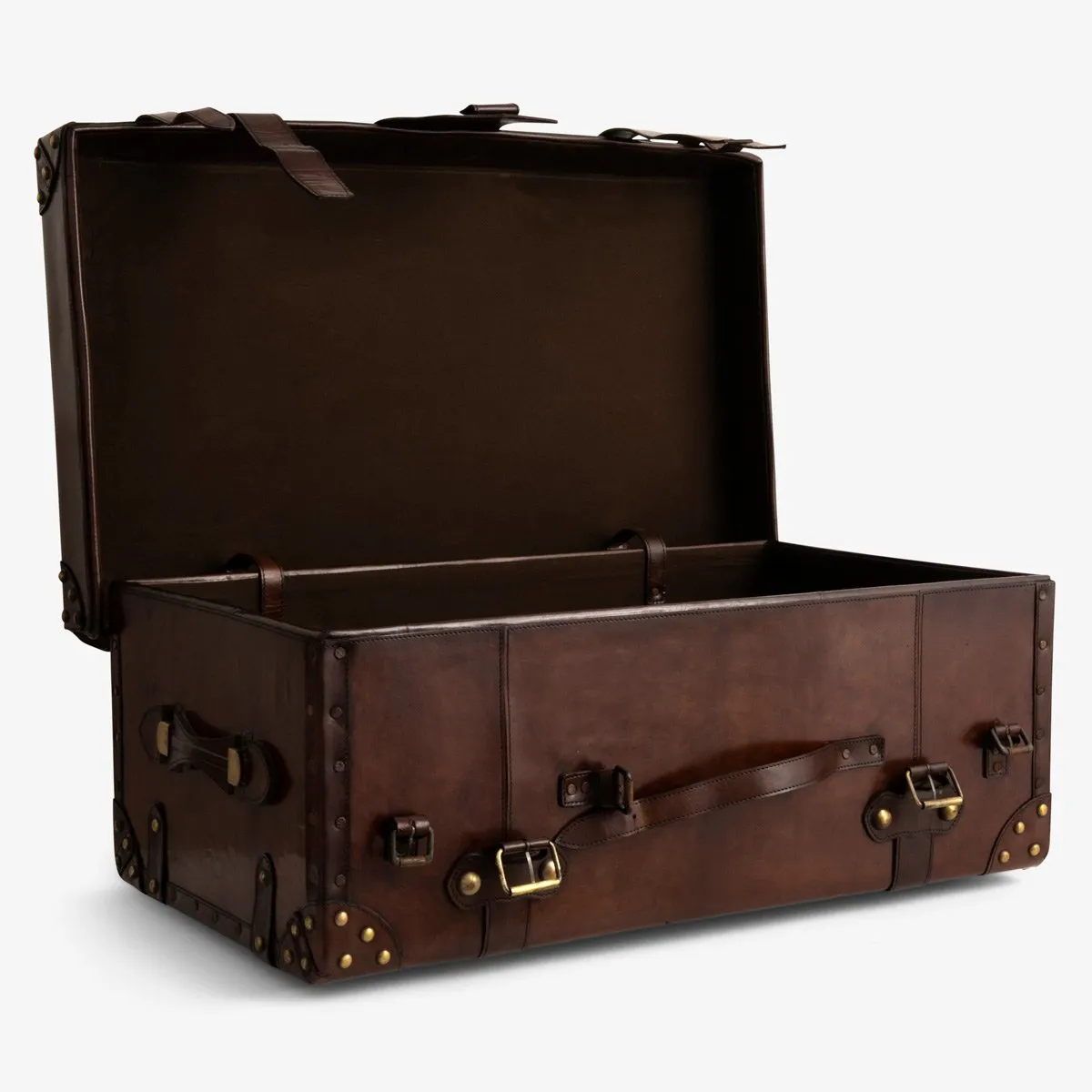 Leather Suitcase Large