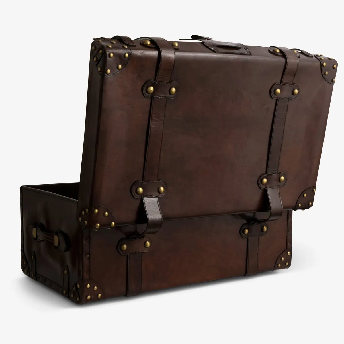 Leather Suitcase Large