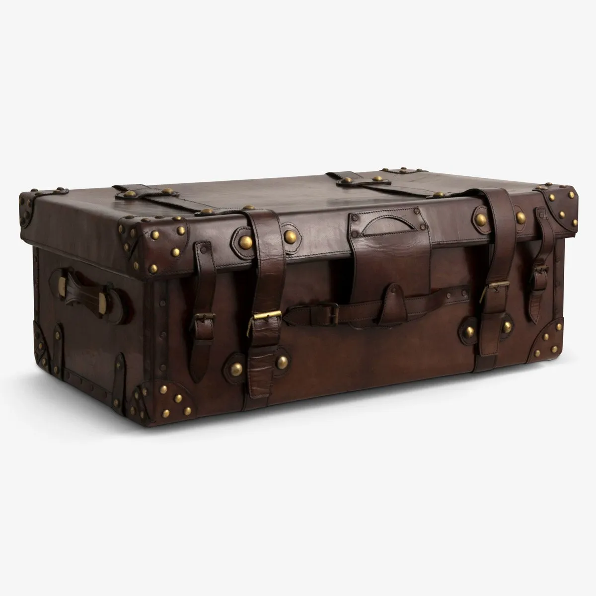 Leather Suitcase Large