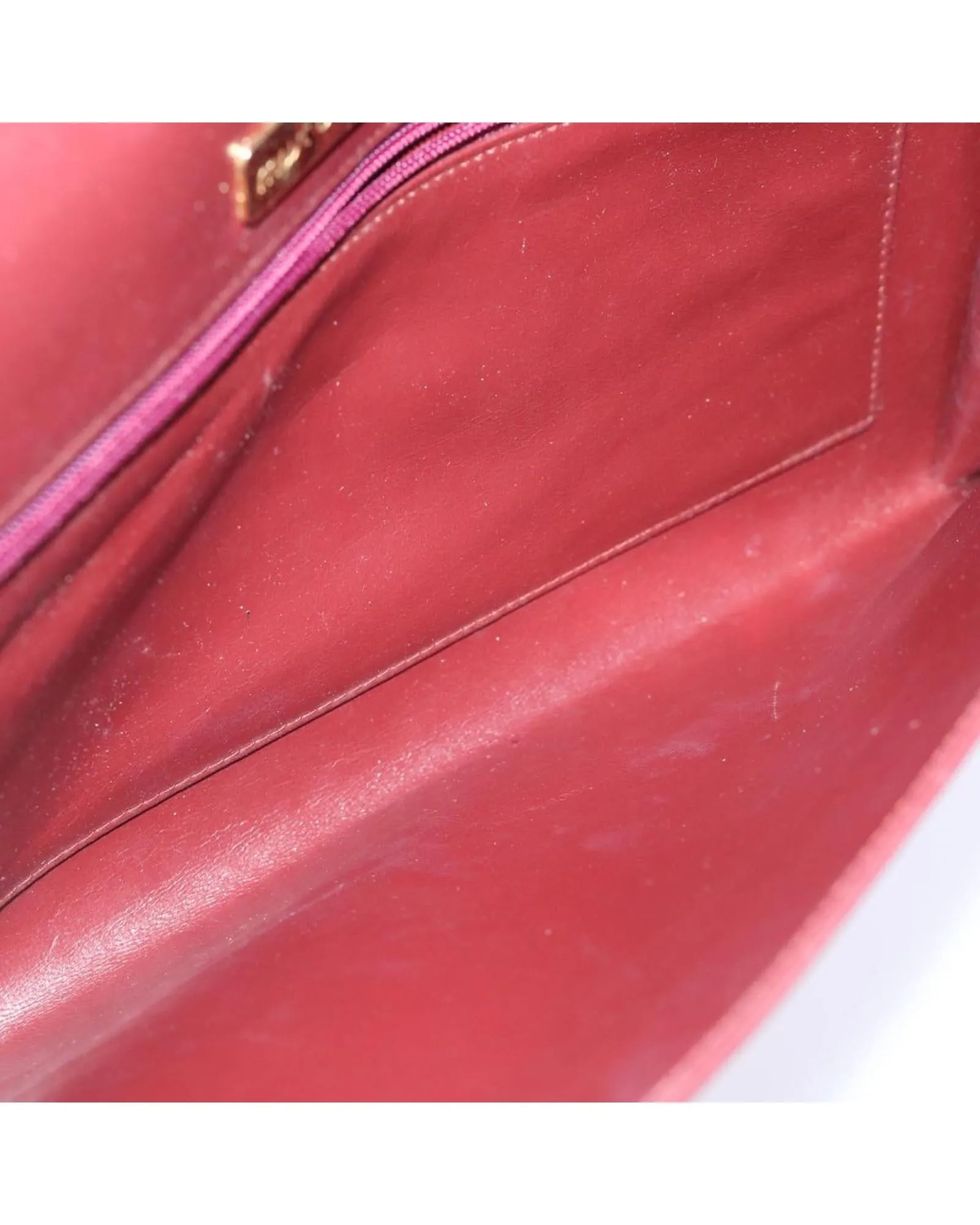 Leather Wine Red Clutch Bag - BC Rank