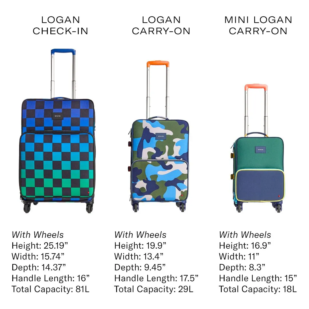 Logan Carry-On Suitcase | Daisies