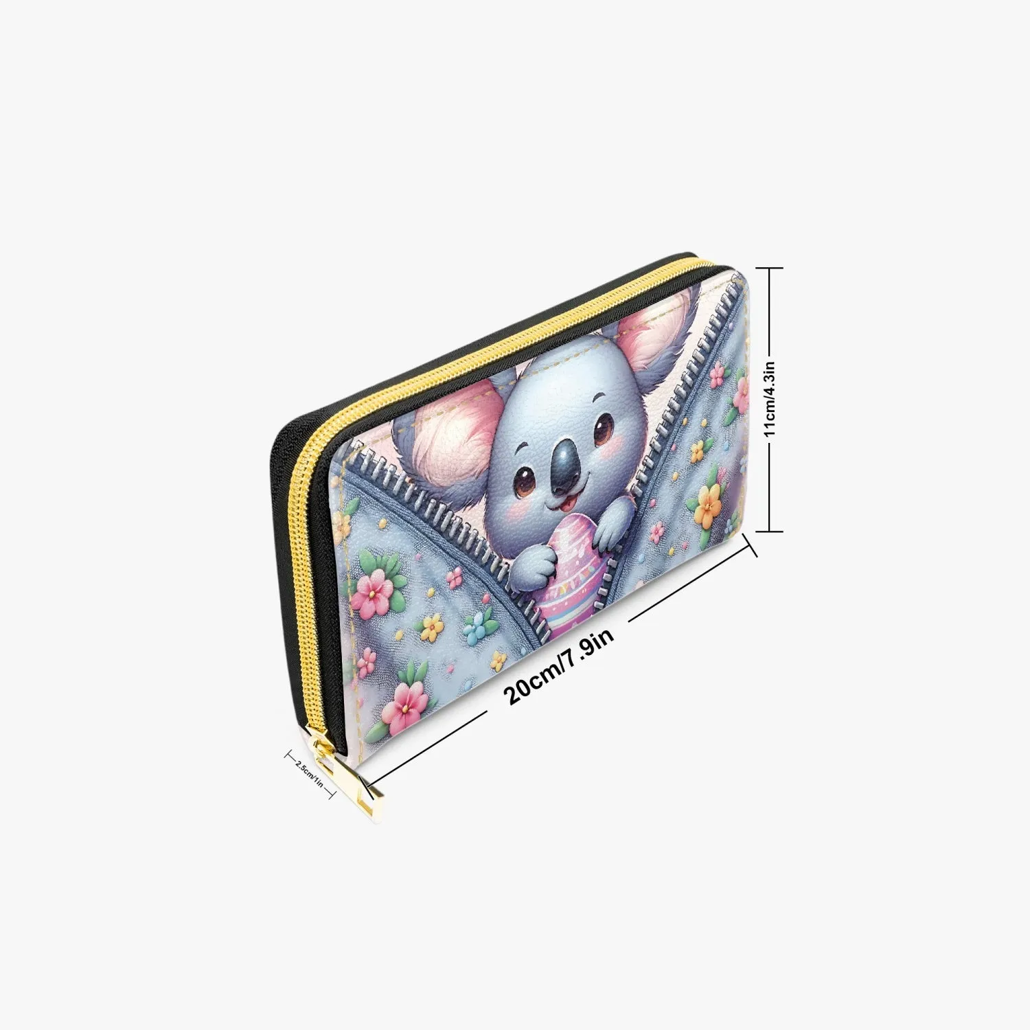 Long Type Zipper Purse - Easter - Koala