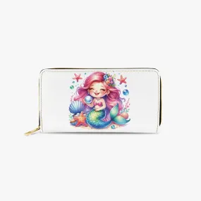 Long Type Zipper Purse - Mermaid