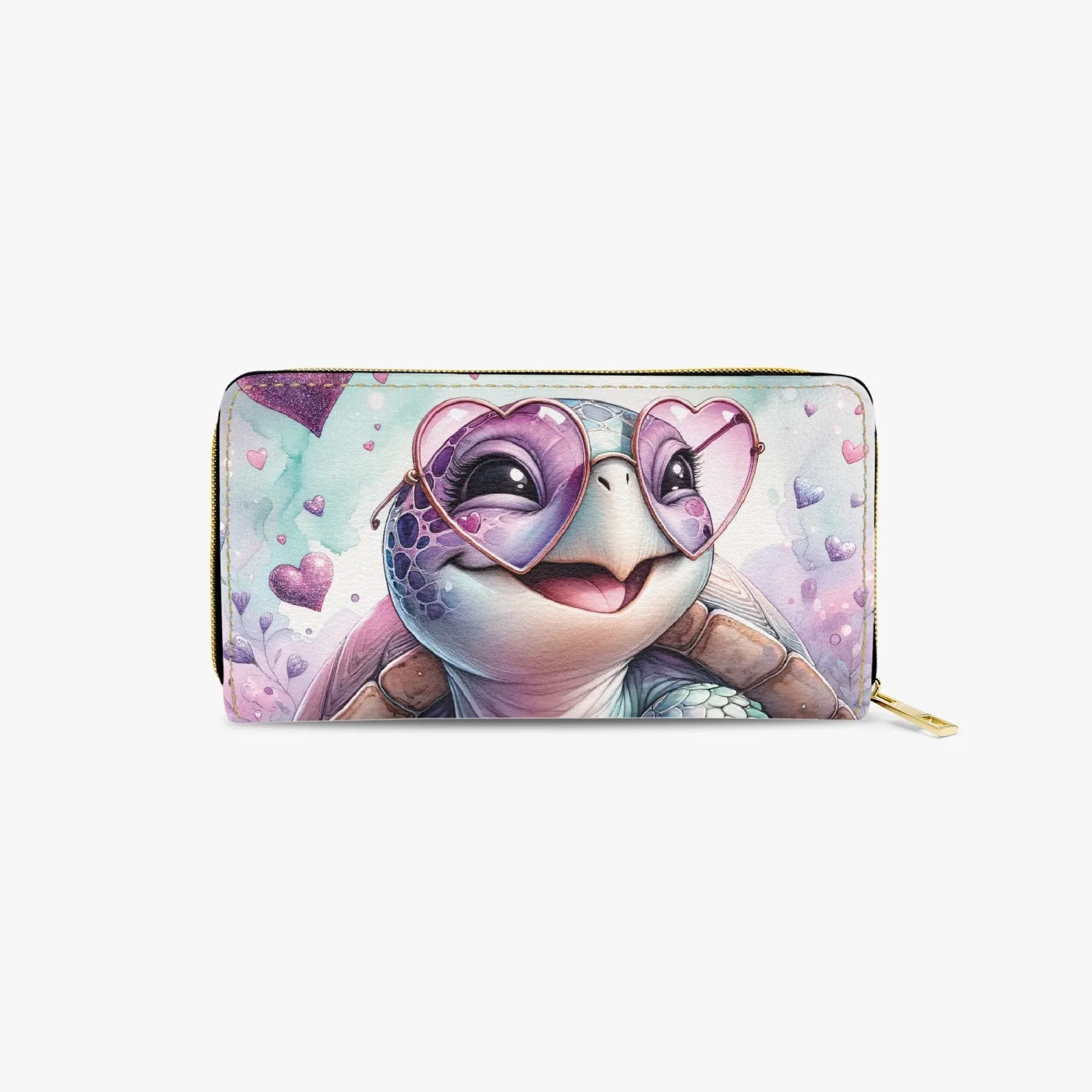 Long Type Zipper Purse, Turtle, awd-660