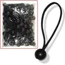 Lot of 100 12" Elastic Ball Bungee Cord Connector for Canopy Tarp Bunge Holder