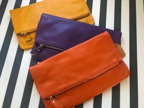 Luxe Leather Clutch Bag