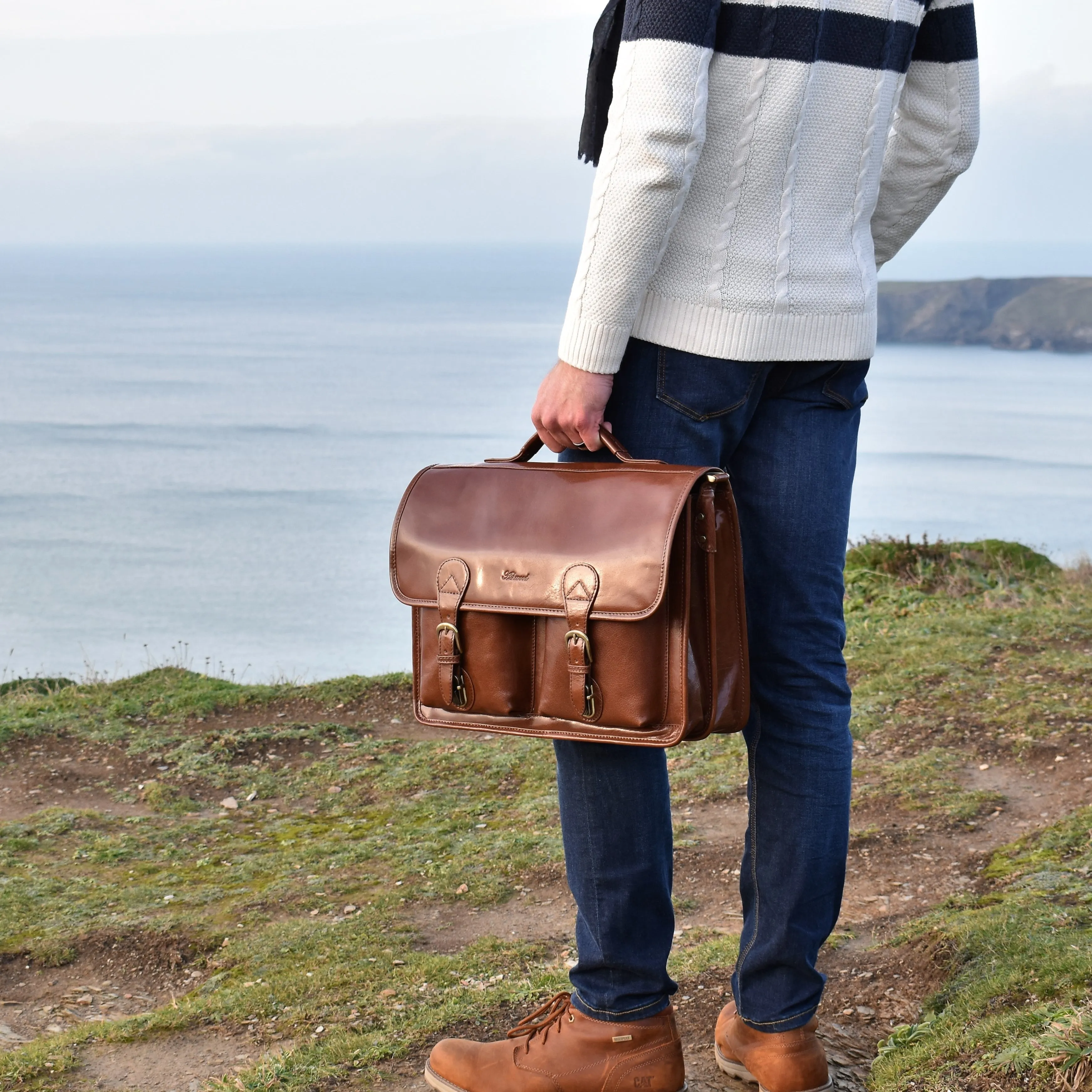 Luxurious Leather Briefcase