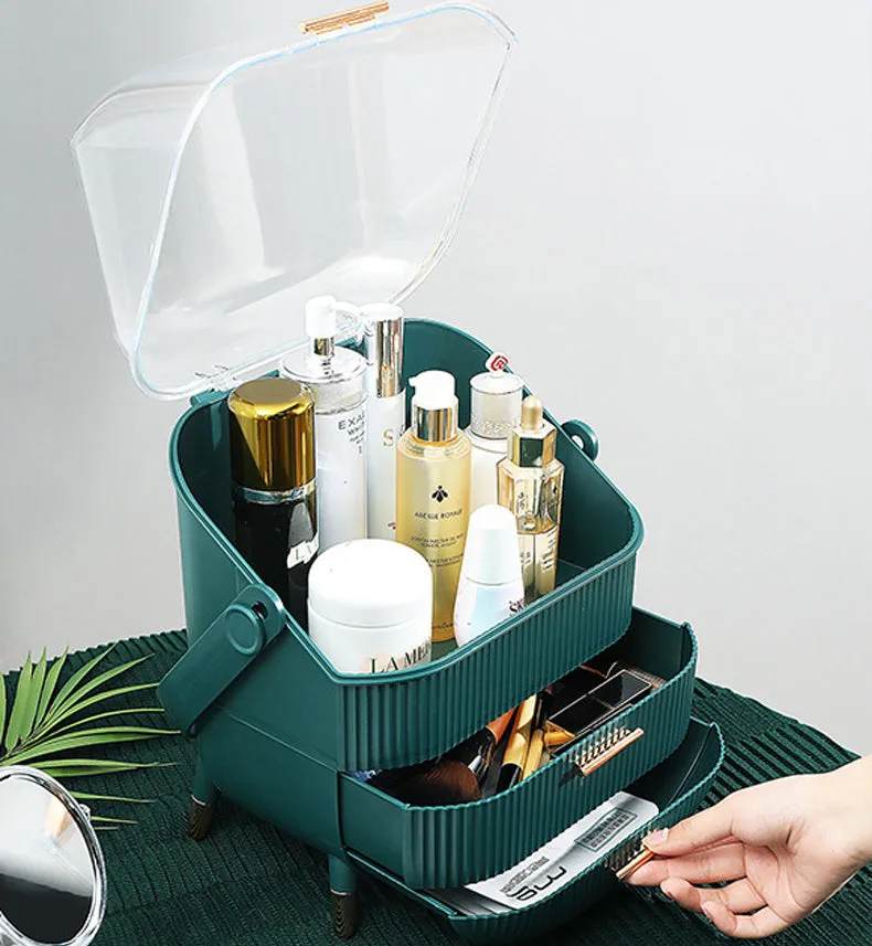 Makeup Cosmetic Organizer with Handle