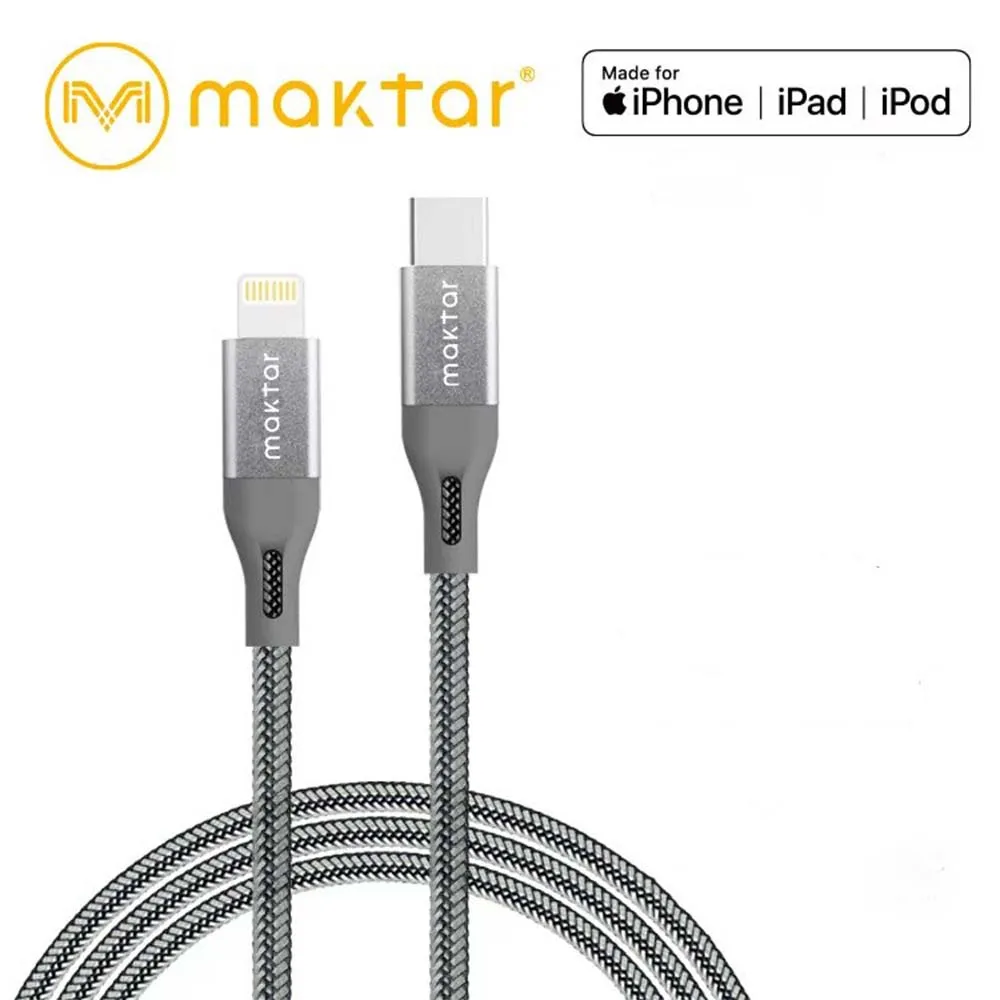 Maktar MFi Lightning / USB-C Cable