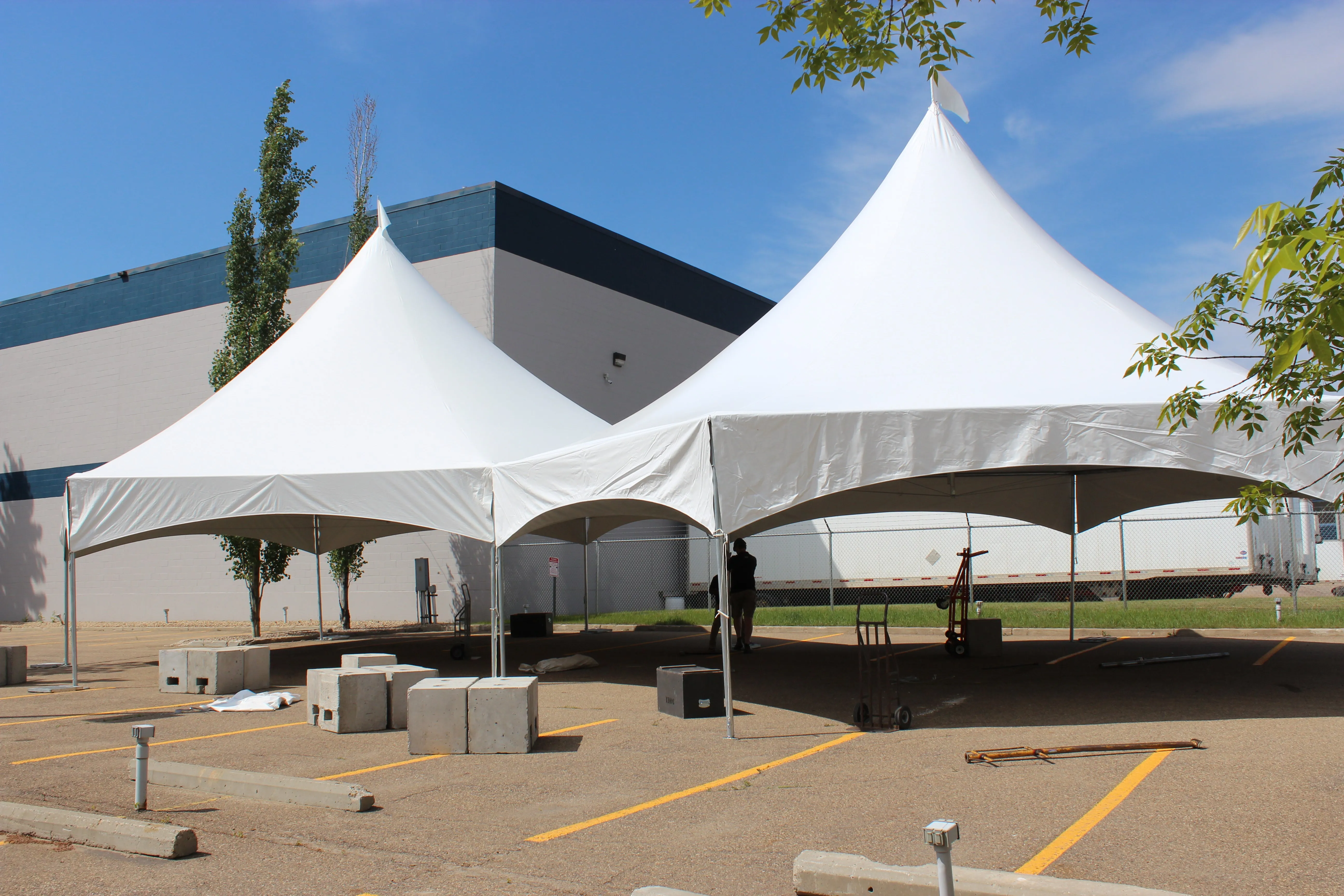 Marquee Tent, Hexagon 34' x 40'