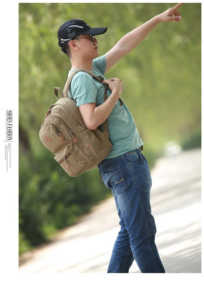 Men's outdoor leisure computer backpack