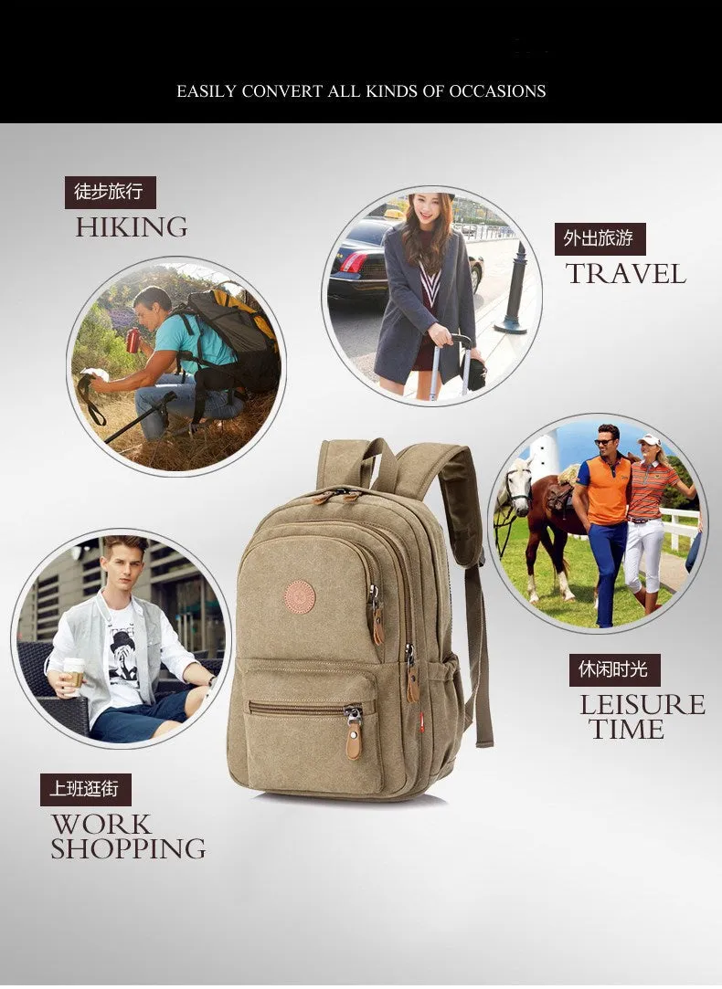 Men's outdoor leisure computer backpack