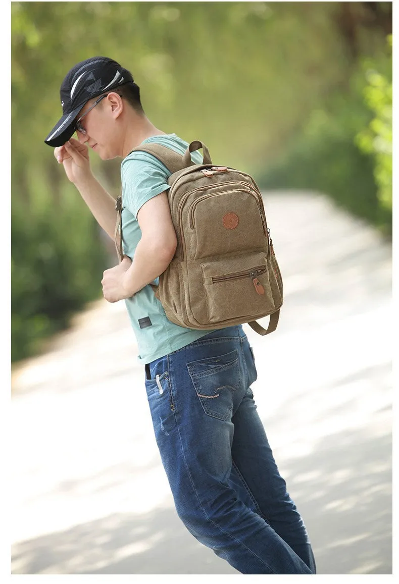 Men's outdoor leisure computer backpack