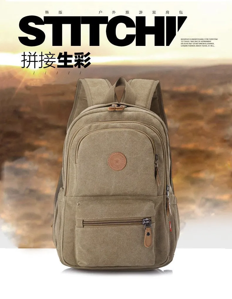 Men's outdoor leisure computer backpack