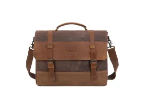 Messenger Bag Waxed Canvas B916