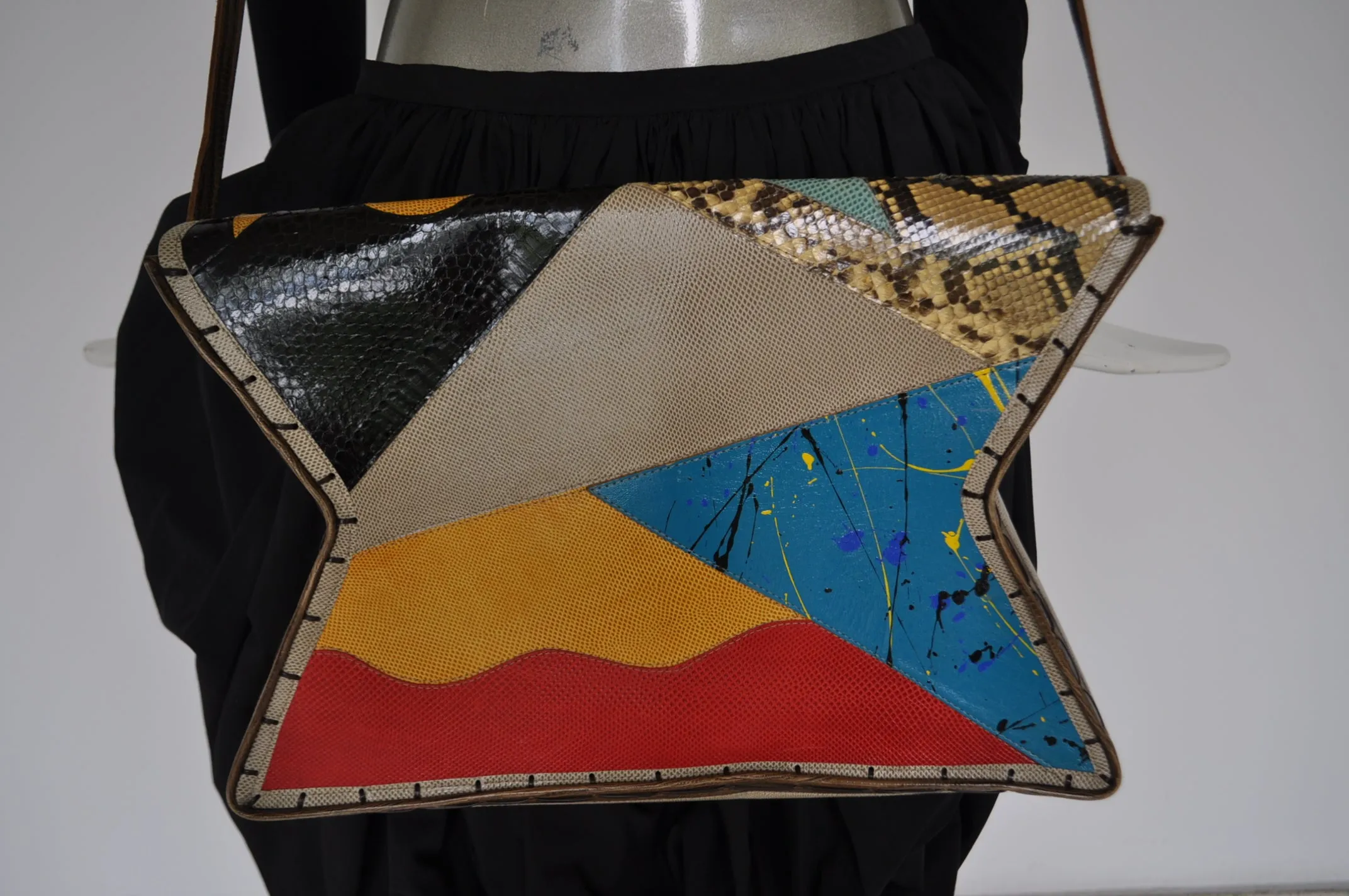 Mille Fiori avantgarde purse 80s