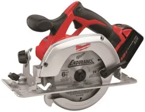 Milwaukee M18 6-1/2 In. Circular Saw With Two Batteries' Charger And Case