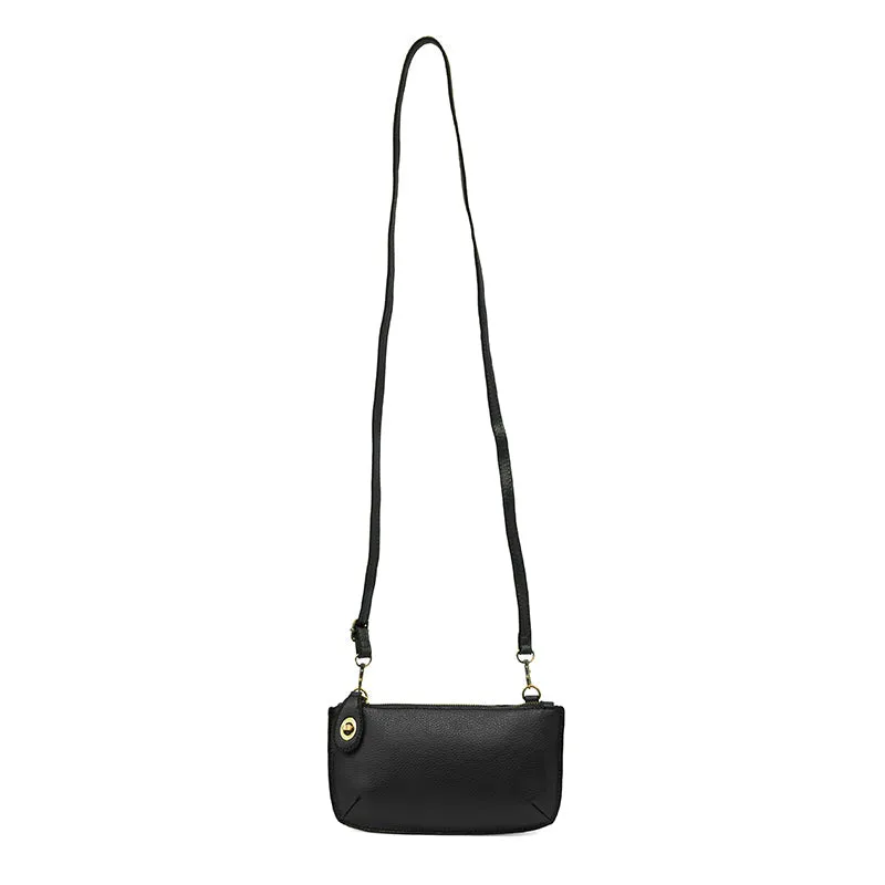 Mini Crossbody Wristlet Clutch Black Women's  L8000