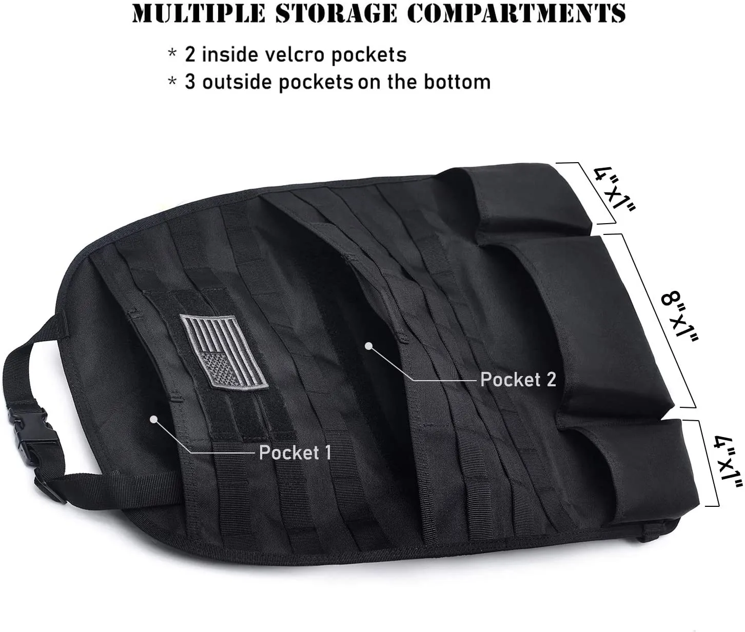 MOLLE Car Seat Organizer - Deluxe