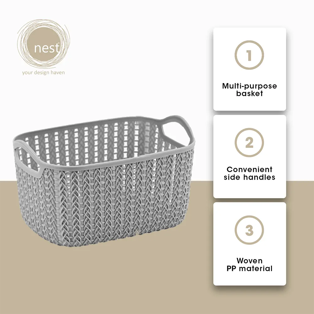 NEST DESIGN LAB Premium Knit Basket Storage Basket