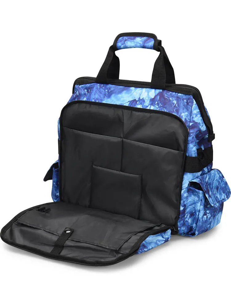 NurseMates Ultimate Medical Bag | Blue Crystals Tie Dye