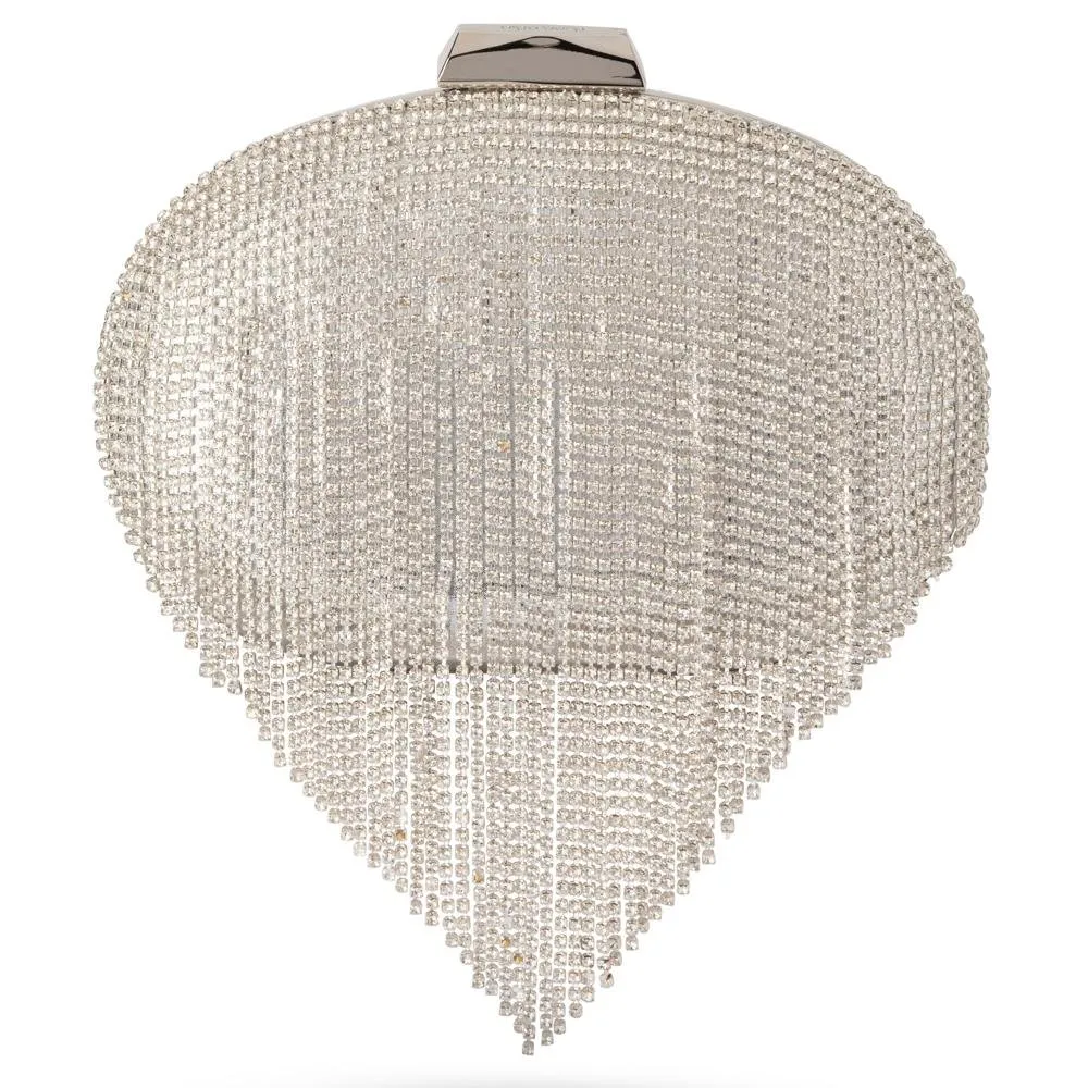 OB6262 BRIA CRYSTAL FRINGED BAG