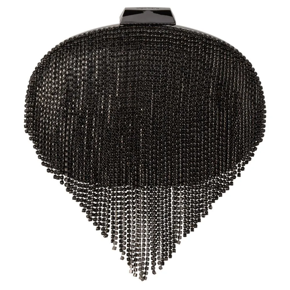 OB6262 BRIA CRYSTAL FRINGED BAG