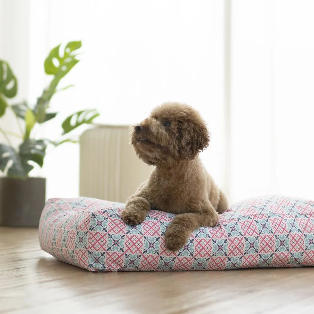 Ohpopdog Heritage Microbeads Dog Bed (Bibik Pink 14)