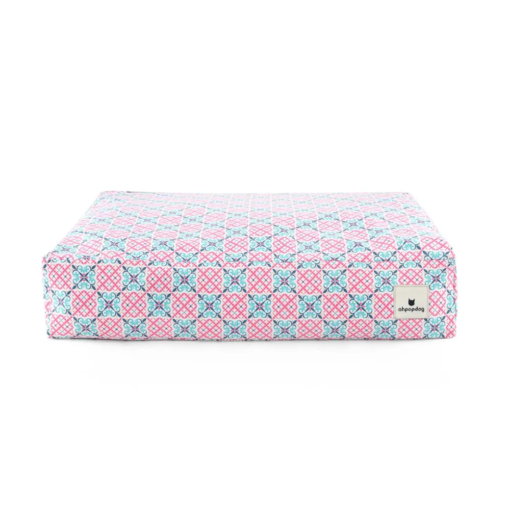 Ohpopdog Heritage Microbeads Dog Bed (Bibik Pink 14)